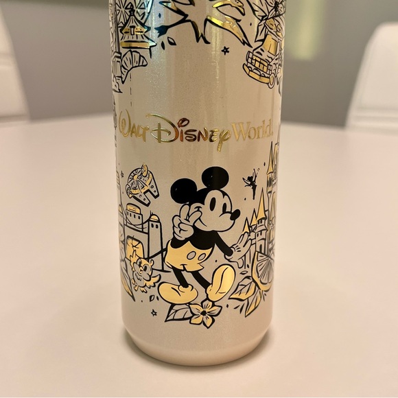 NEW STARBUCKS DISNEY WORLD MICKEY MOUSE 4 PARKS STAINLESS STEEL SHIMMER TUMBLER - Picture 2 of 11